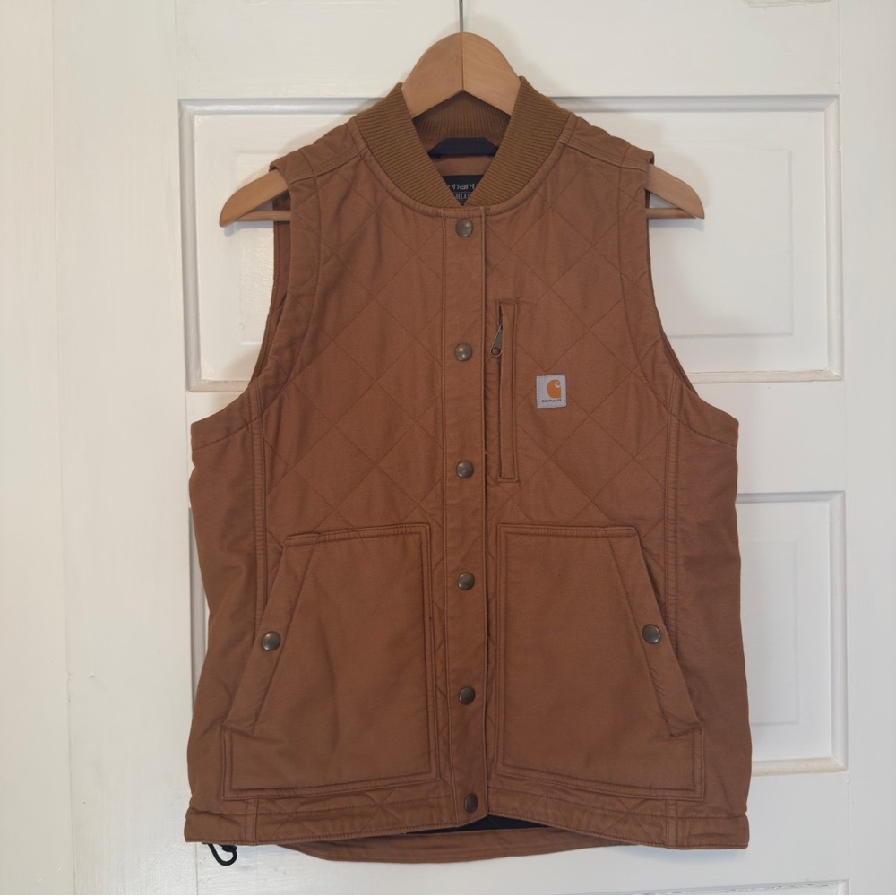 Carhartt camel size small relaxed fit vest